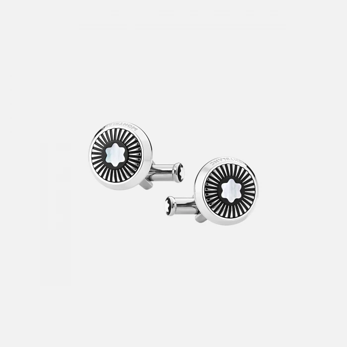 Boutons de manchette ronds Montblanc Star