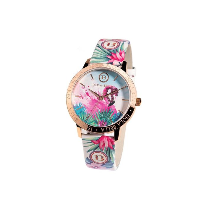 Horloge Flamant Rose
