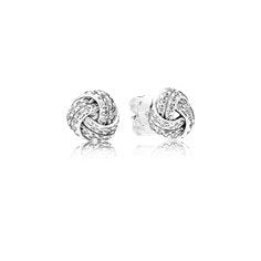 Boucles d'oreilles nœud d'amour