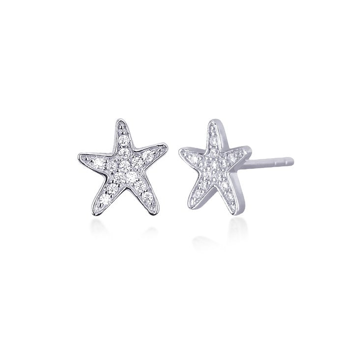 Rhinestone star ohrringe earrings
