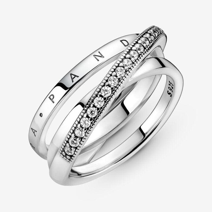 Anello Linee Intrecciate