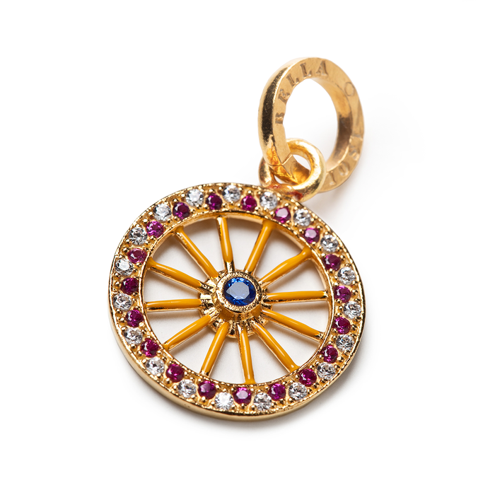Lapilli Wheel Charm
