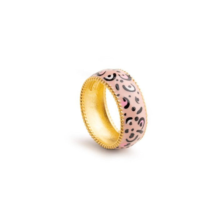 Bague en forme d'animal léopard