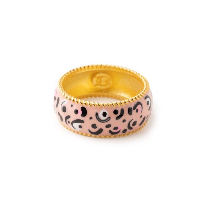 Bague en forme d'animal léopard