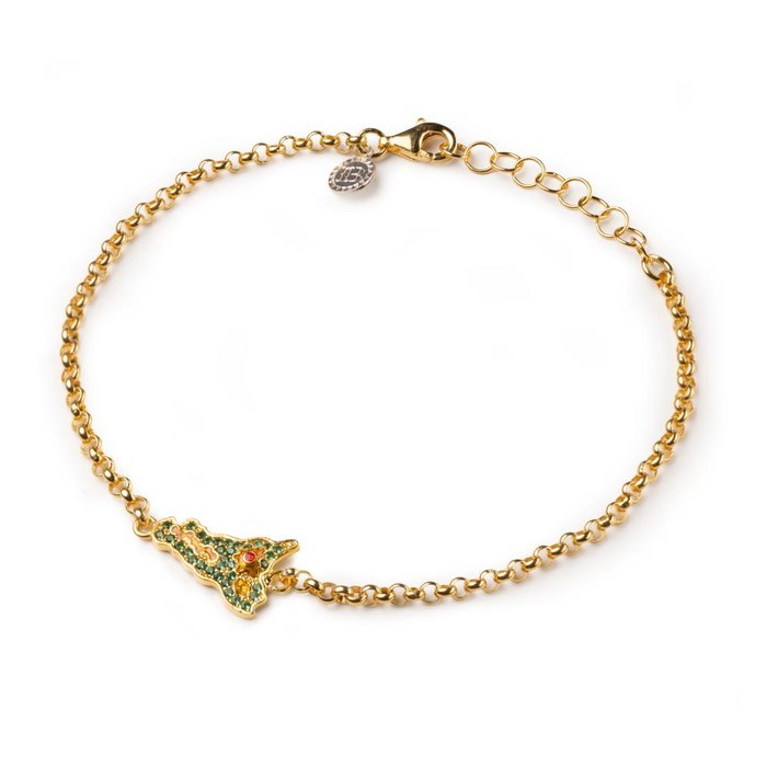 Rolo Bracelet Sicily Lapilli