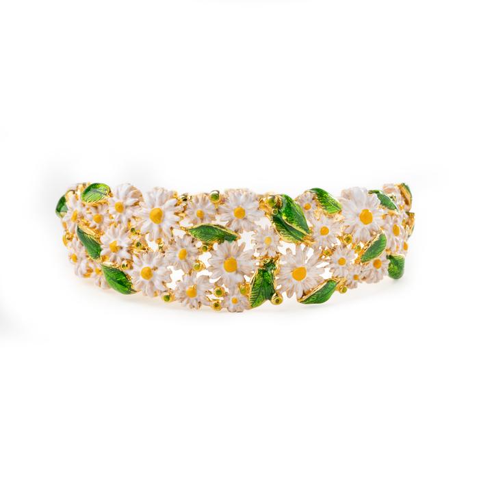 Rigid Bracelet Daisies