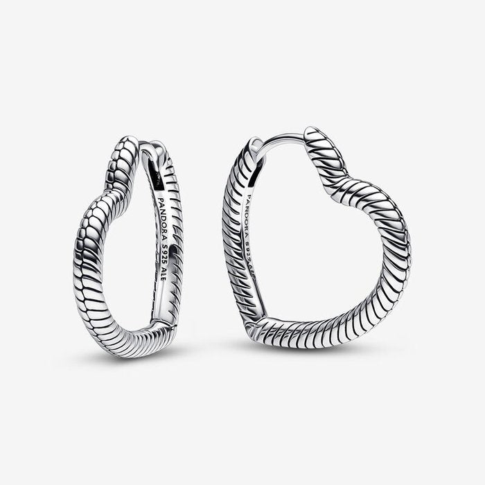 Boucles d'oreilles modulaires en forme de cœur