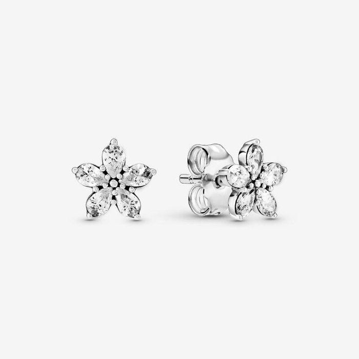 Boucles d'oreilles flocon de neige
