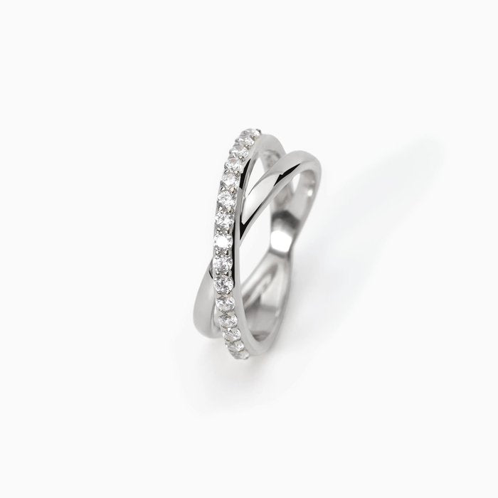 Anello fasce incrociate TOUJOURS