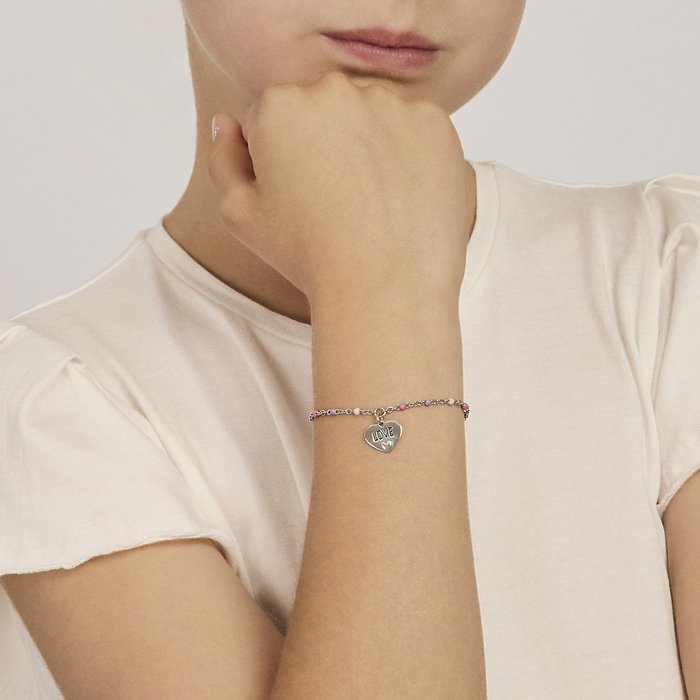 Bracelet en argent HEARTBEAT