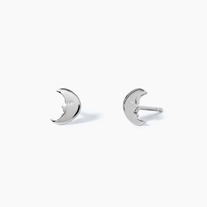 Silver Moon Earrings BLUE MOON