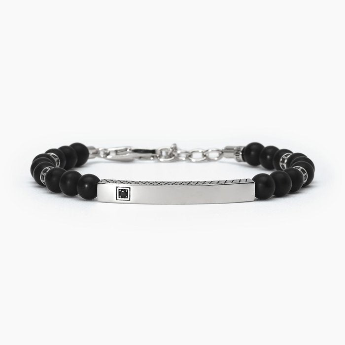 Bracelet en agate noire STONE CLUB