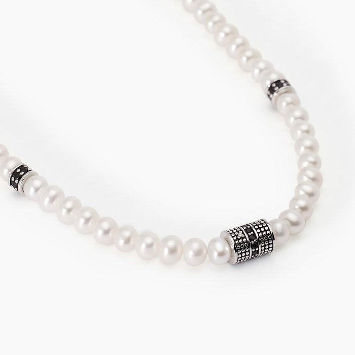 Collana in argento con perle coltivate GIOVANE RIBELLE