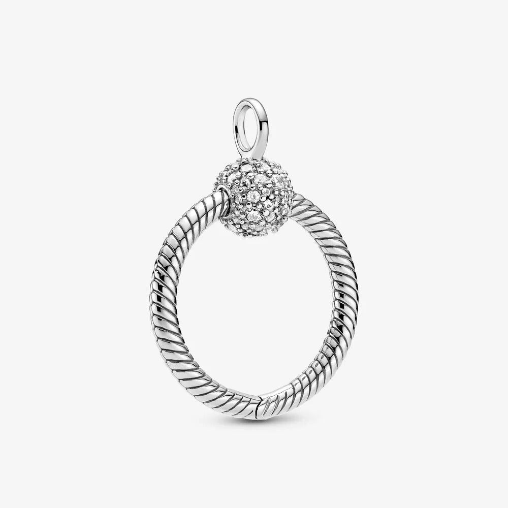 Pendentif Pandora O Petit Pavé - Pandora Moments