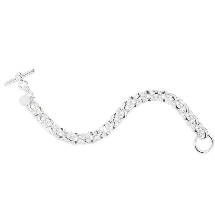 Silver plated bronze bracelet