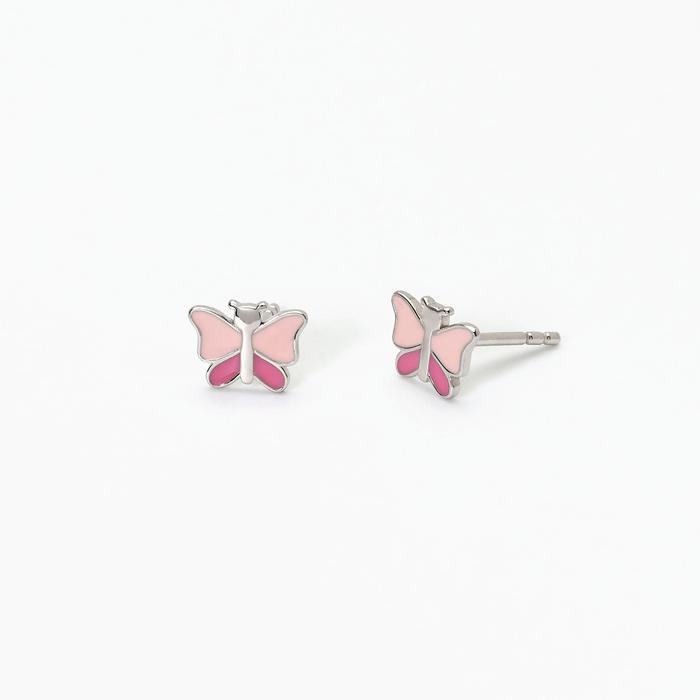 Boucles d'oreilles papillon en argent BUTTERFLY