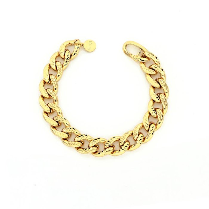 Bracciale in bronzo dorato