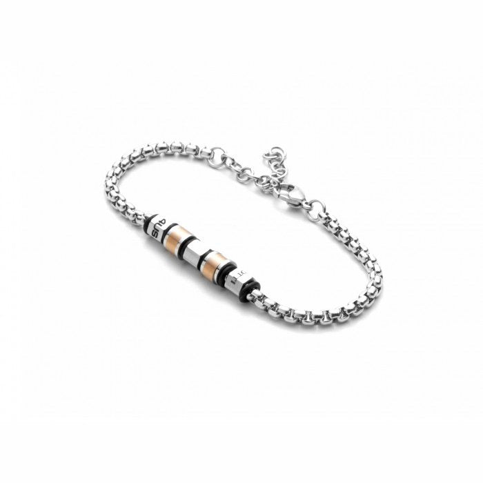 Rose gold cube bracelet