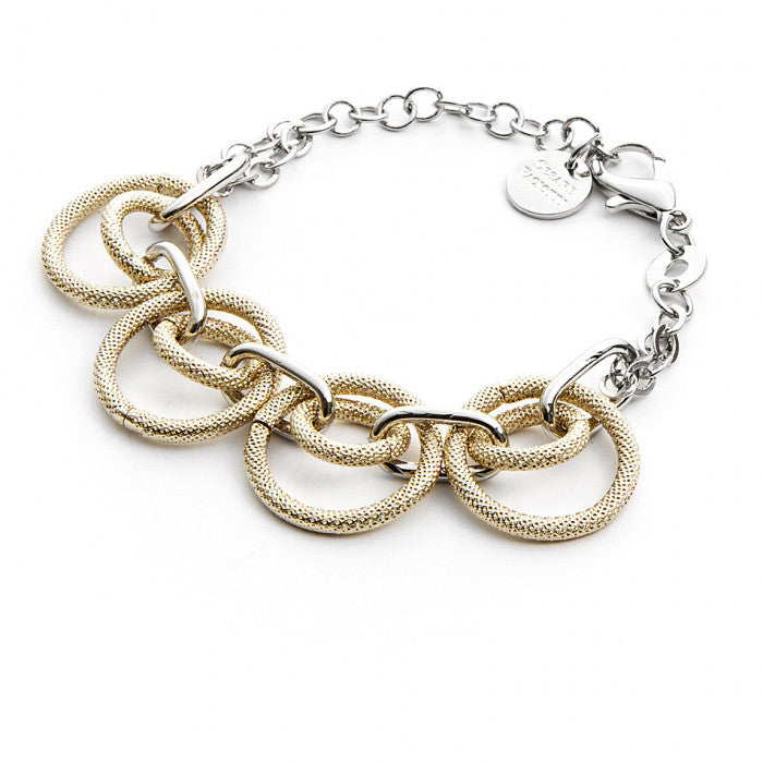 Bracelet central en or