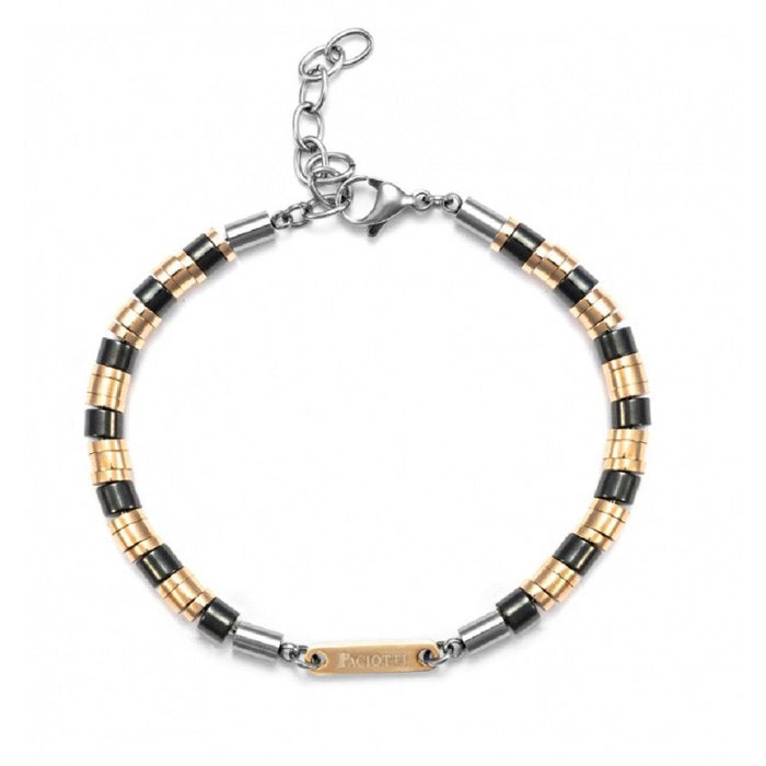 Bracelet with washers and ceramic