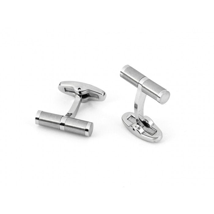 Steel cufflinks