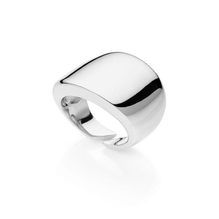 Bague en bronze plaqué argent