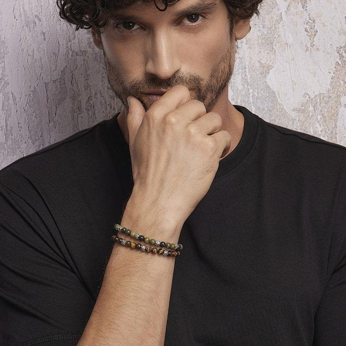 BRACCIALE DIASPRO E ARGEN