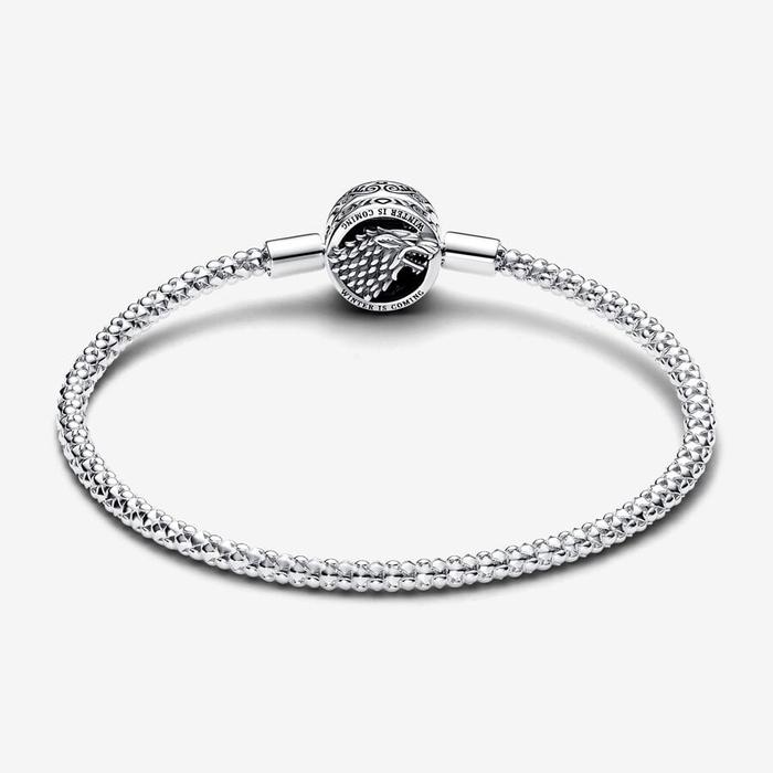Bracelet en maille géométrique Game of Thrones avec fermoir à blason de la maison