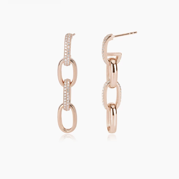 OVAL MESH EARRINGS