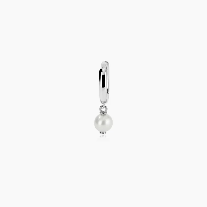 MONORECCHINO CERCHIO CON PERLA