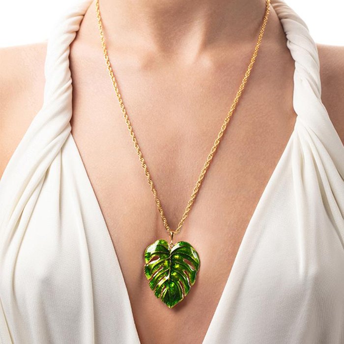 Pendentif Monstera
