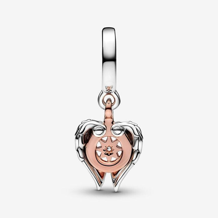 Charm Pendente Ali d'Angelo e Bussola