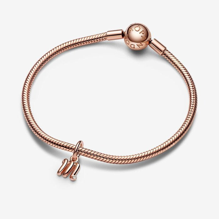 Charm pendente Alfabeto con lettera m