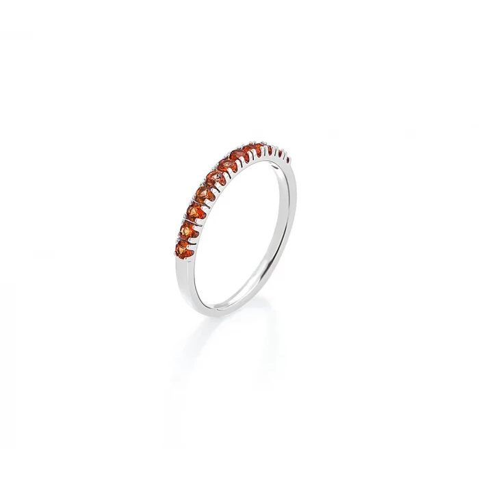 Anello half oro e zaffiri orange TuttiFrutti
