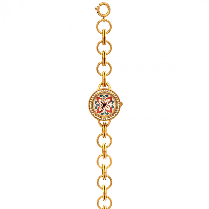 Montre bijou zircone Mer