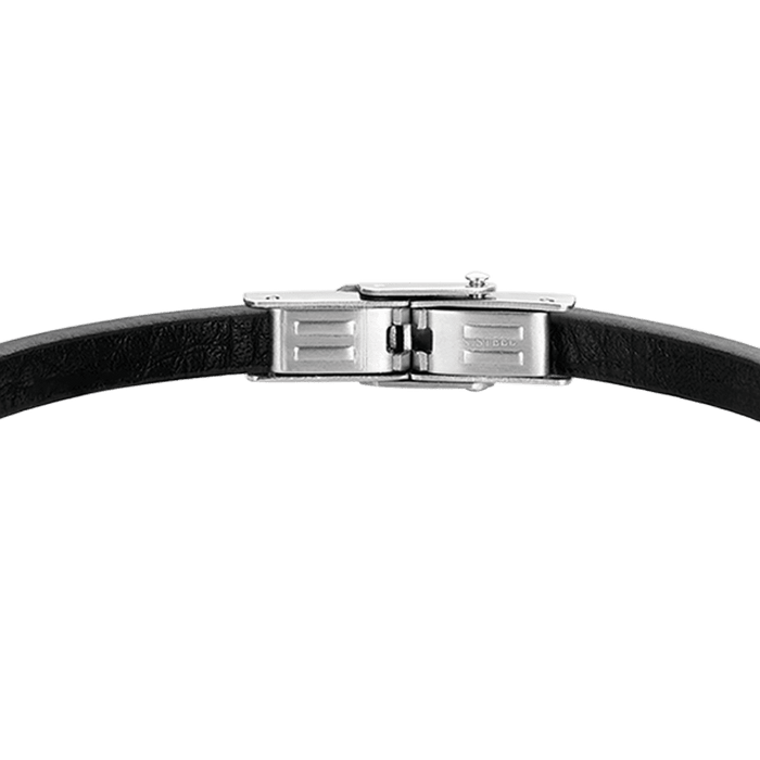 BRACCIALE UOMO IN CUOIO GRAZIE MAESTRO CON PIASTRA