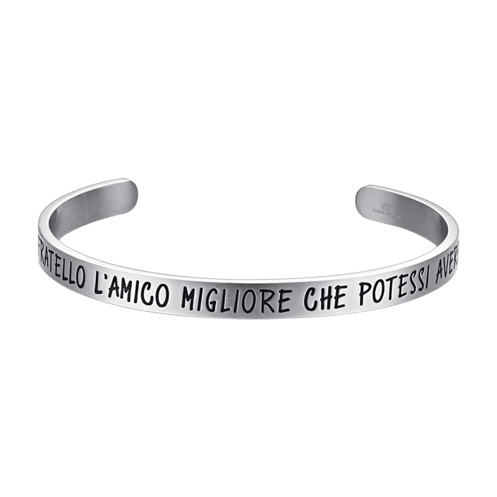 BRACELET HOMME EN ACIER FRÈRE LE MEILLEUR AMI QUE VOUS POURRIEZ AVOIR