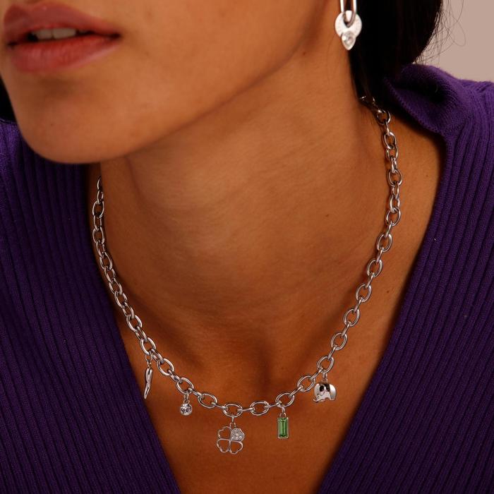 COLLIER CHAKRA TRÈFLE À QUATRE FEUILLES