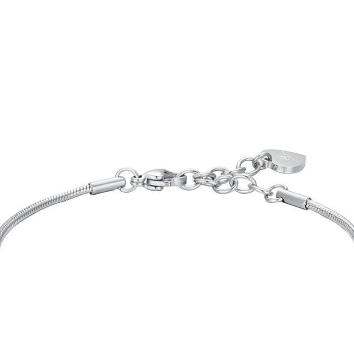 BRACELET FEMME EN ACIER ÉTOILES AVEC CRISTAUX BLANCS