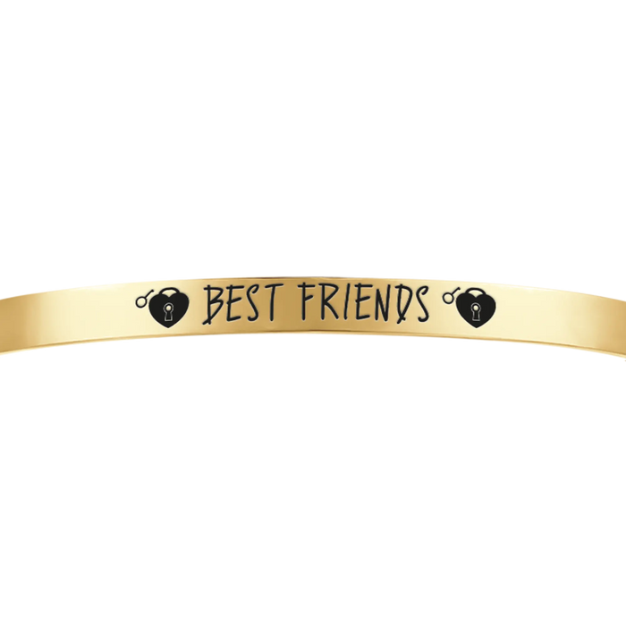 BRACCIALE DONNA IN ACCIAIO DORATO BEST FRIENDS