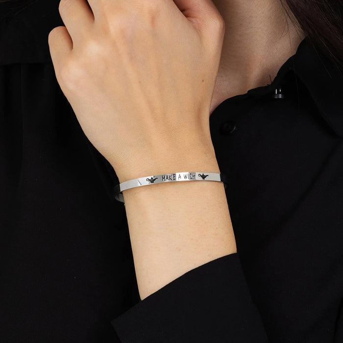 BRACELET EN ACIER POUR FEMME MAKE A WISH