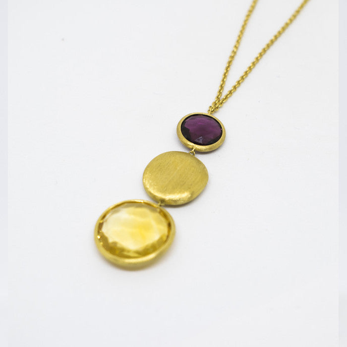 MARCO BICEGO CHOKER WITH COLORED STONES