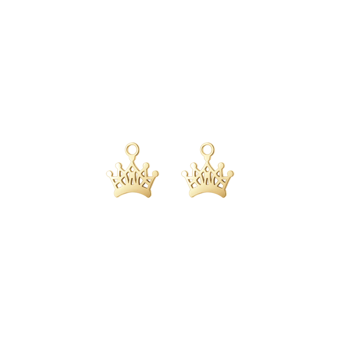 COURONNE CHARM EN ACIER