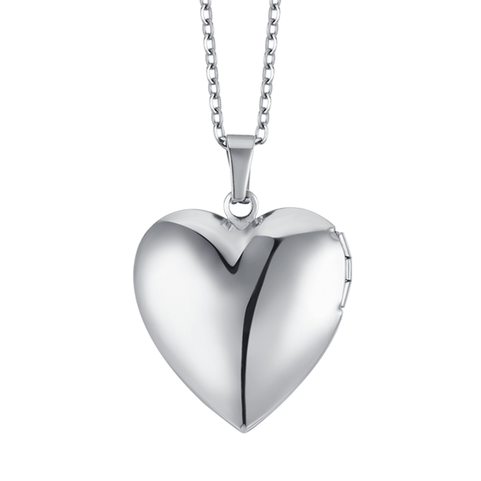 WOMEN'S STEEL NECKLACE WITH HEART