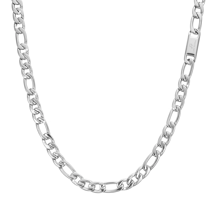 COLLANA UOMO IN ACCIAIO MAGLIA GROUMETTE