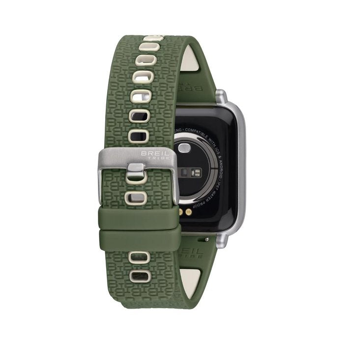SBT-1 - SMARTWATCH WITH DOUBLE STRAP AND SILVER CASE EW0604