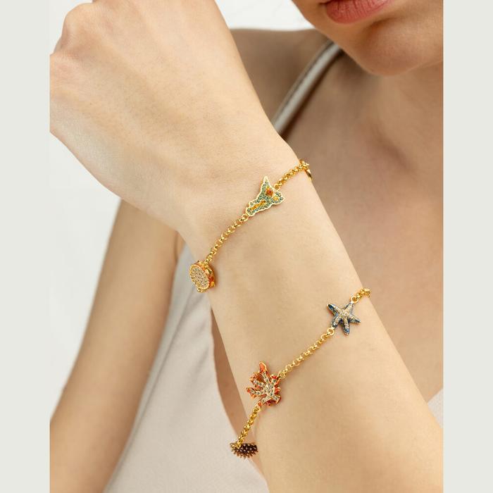 Rolo Bracelet 4 Symbols Sea Lapilli
