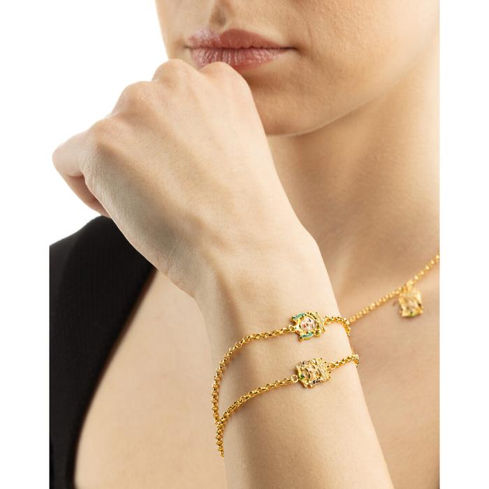 Bracelet Rolo Mori King Lapilli