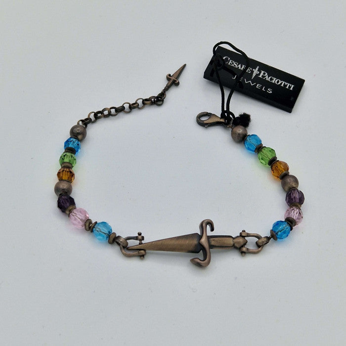 Sword color stone bracelet