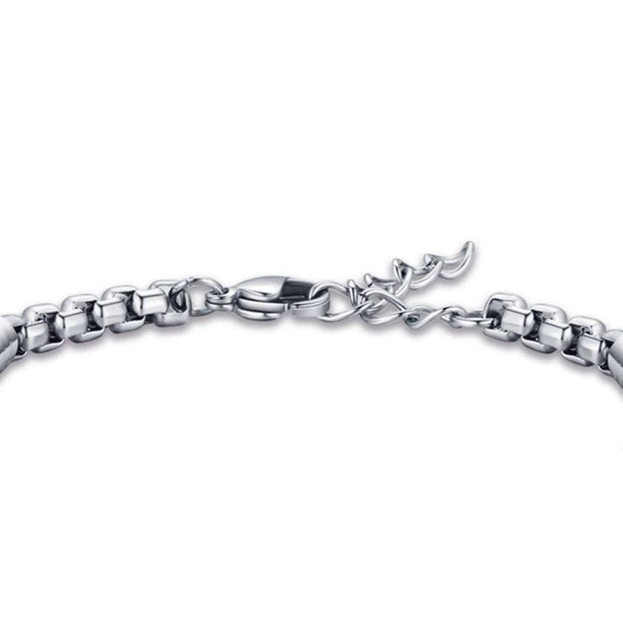 Bracelet en acier avec éléments en acier